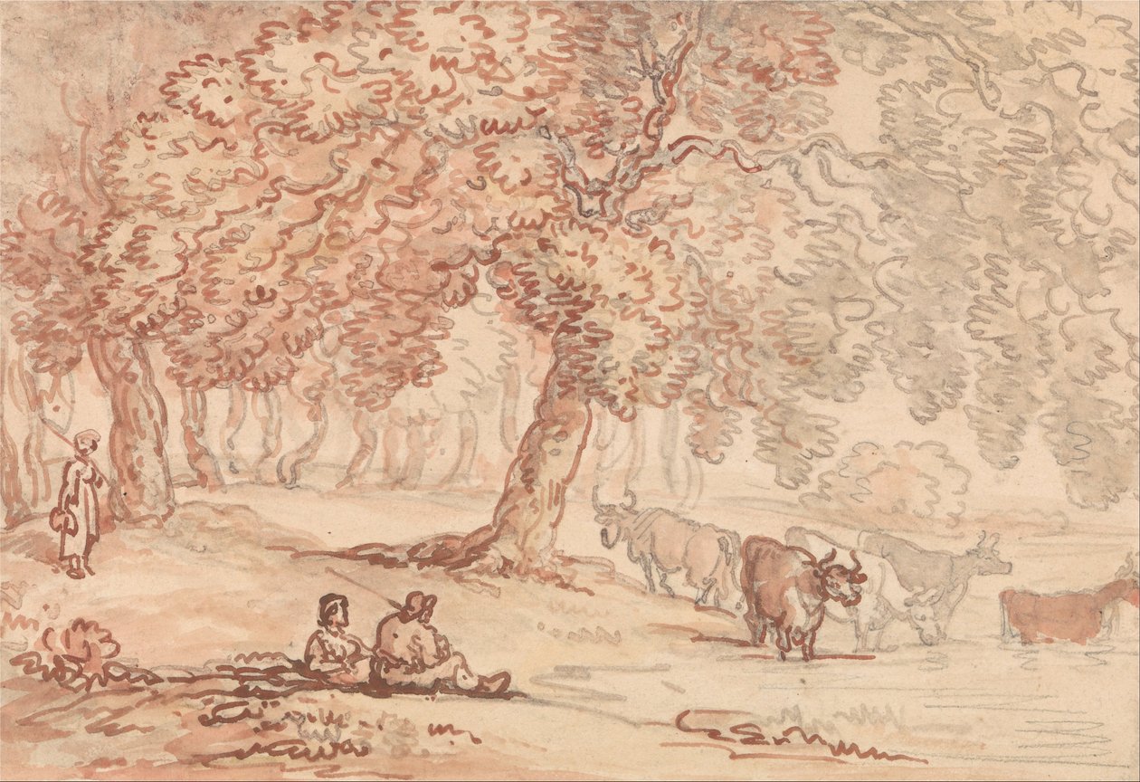 Richmond Park alkotó: Thomas Rowlandson