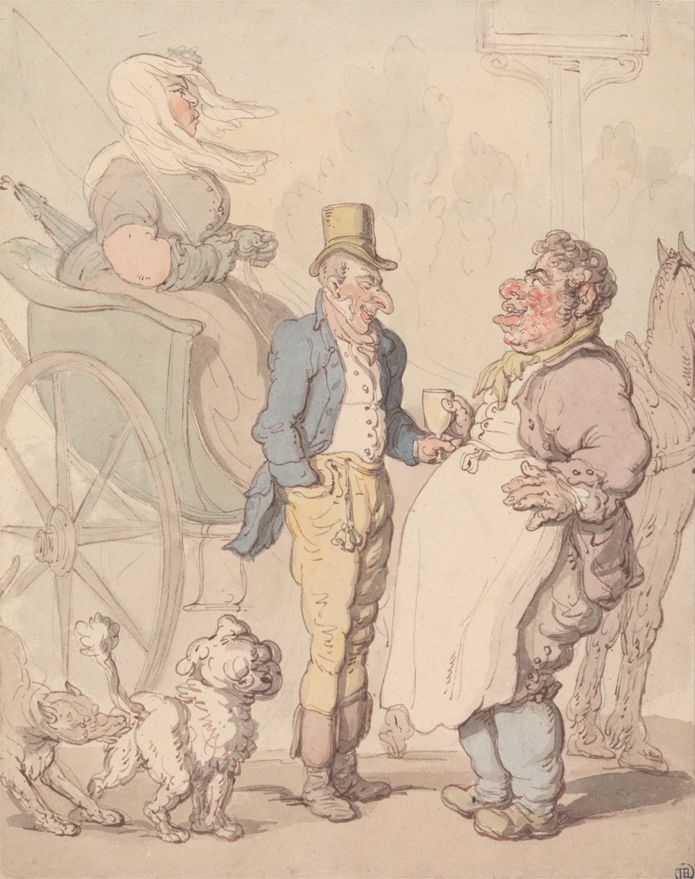 Karcsú Billy frissítőt vesz alkotó: Thomas Rowlandson