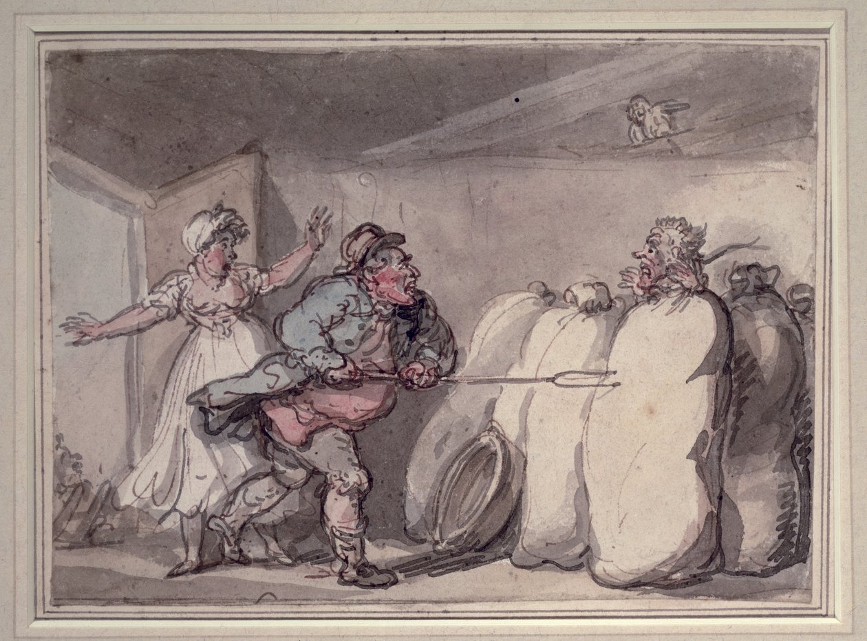 A felfedezés (wc) alkotó: Thomas Rowlandson