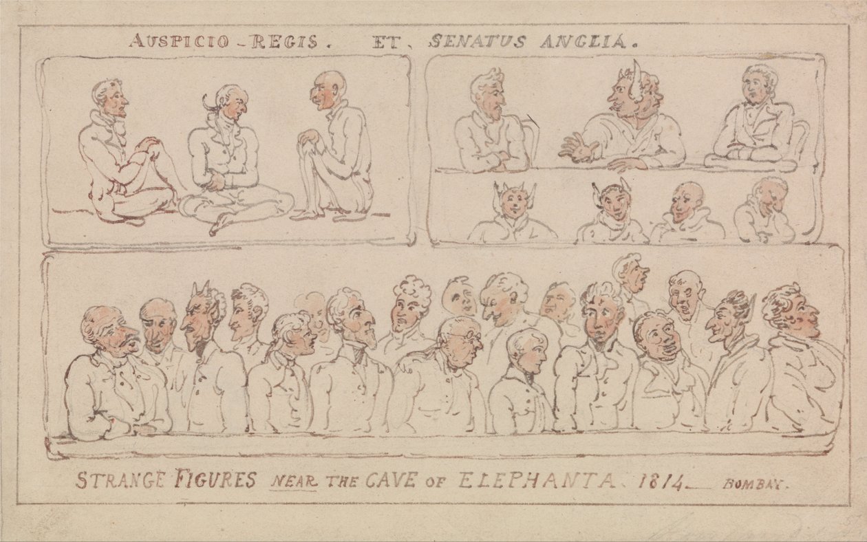 A nagymester vagy Qui Hi kalandjai Indiánban alkotó: Thomas Rowlandson