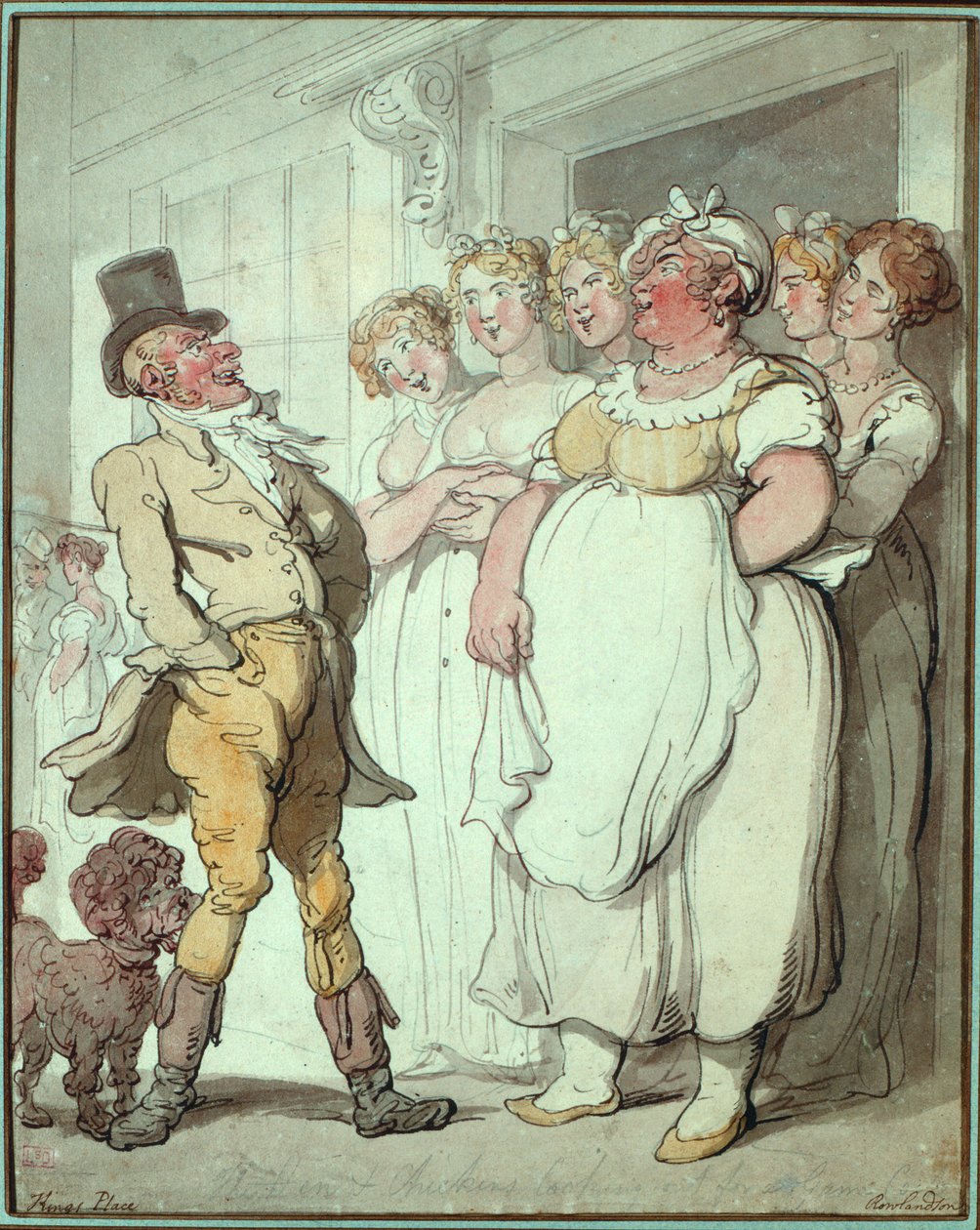A király helye alkotó: Thomas Rowlandson