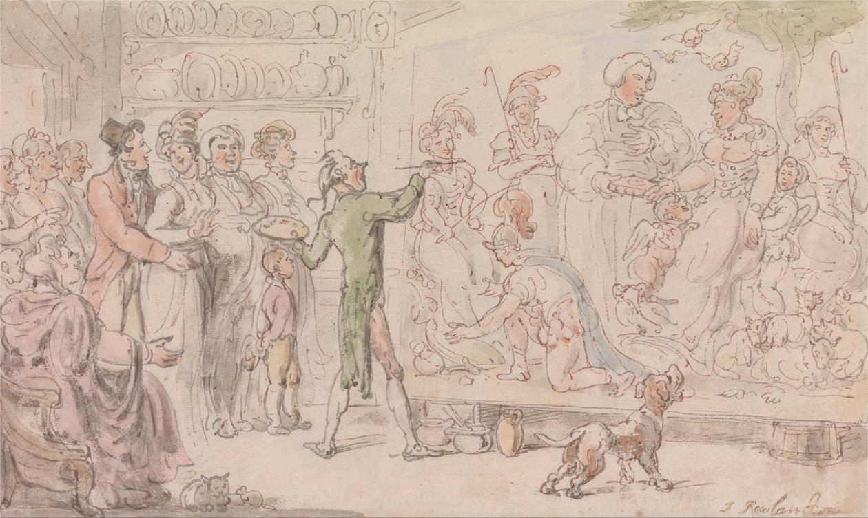 Wakefield vikáriusa- A családi kép alkotó: Thomas Rowlandson
