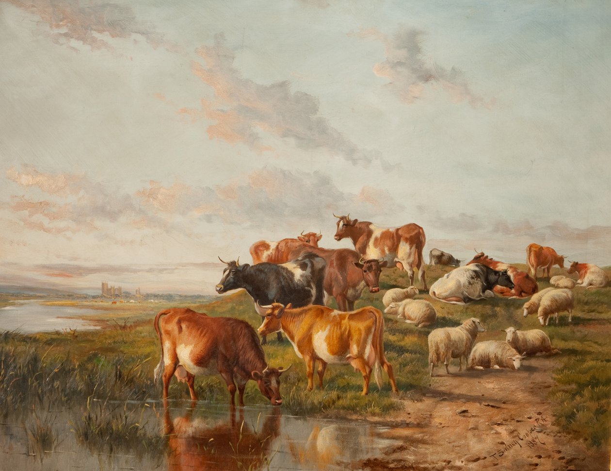 Az öntözőhely, 1887 alkotó: Thomas Sidney Cooper