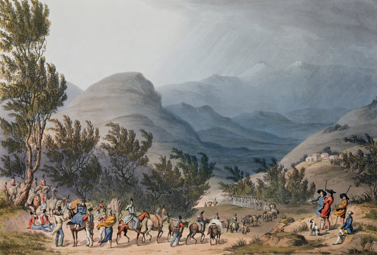 Serra de Estrella vagy De Neve, metszett C. Turner, 1811. május 16. alkotó: Thomas Staunton St. Clair