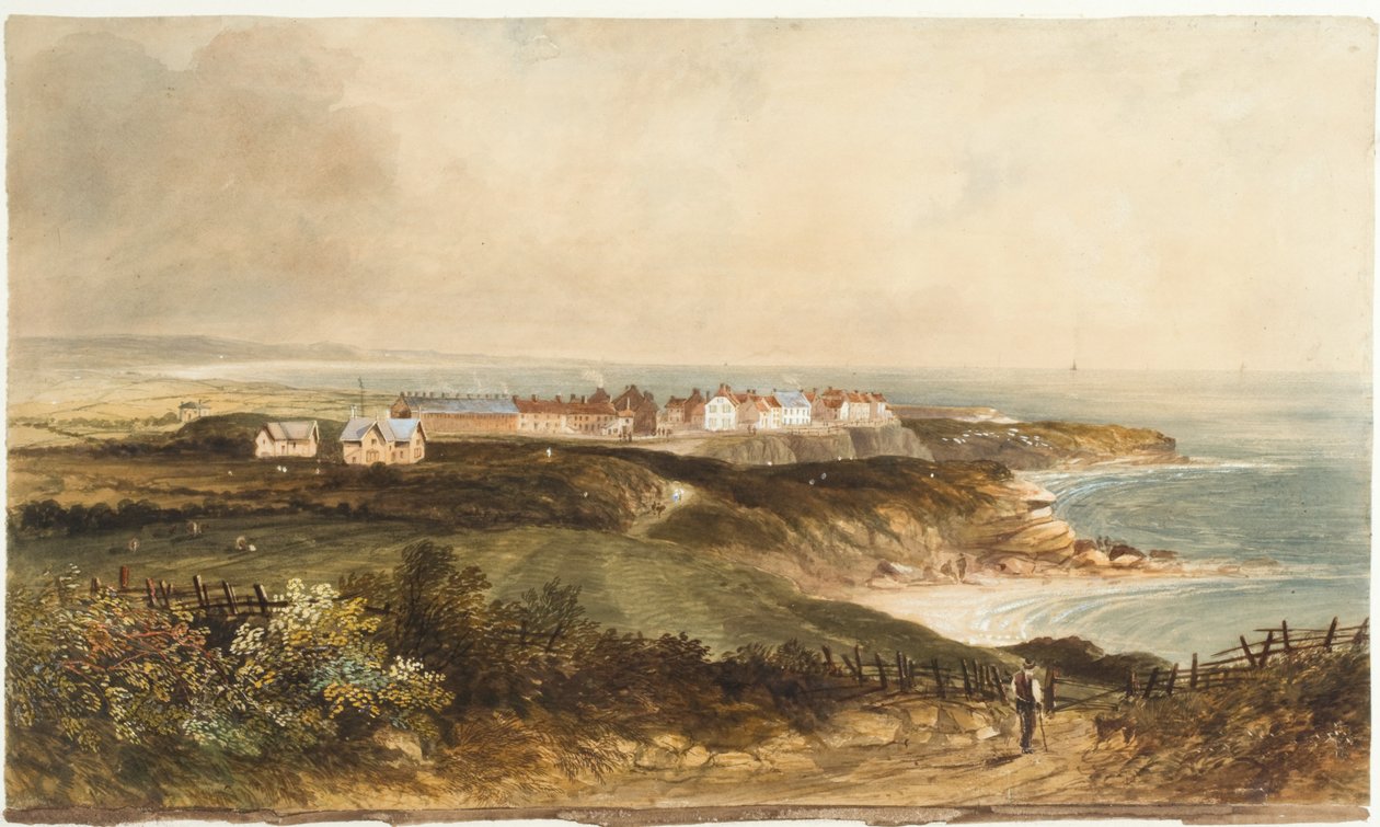 Cullercoats (testszín, ceruza és wc papírra) alkotó: Thomas Thorpe