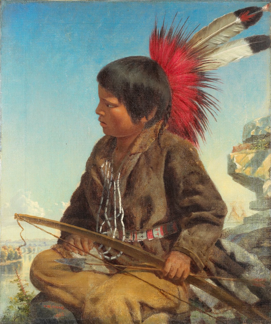 Indiai fiú Fort Snellingben, 1862 alkotó: Thomas Waterman Wood