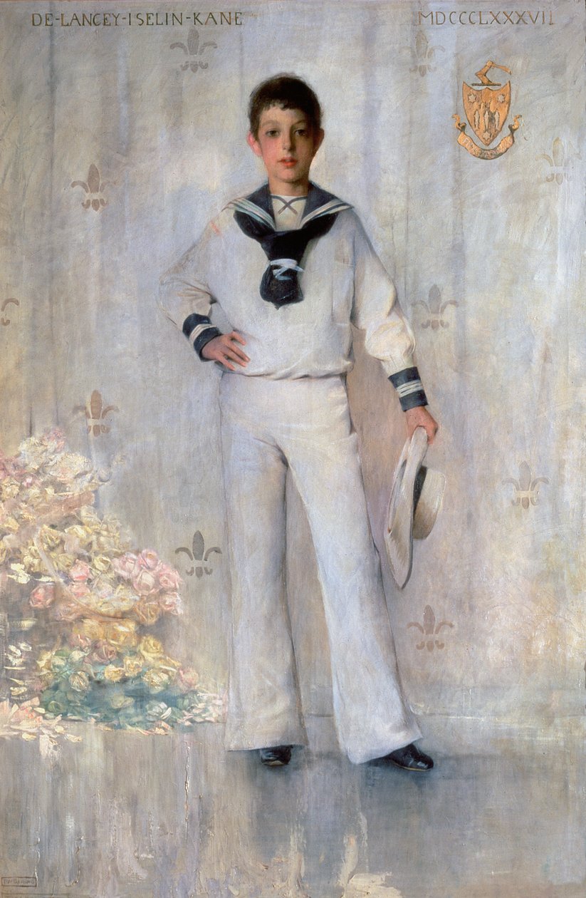 Delancey Iselin Kane portréja, 1887 alkotó: Thomas Wilmer Dewing