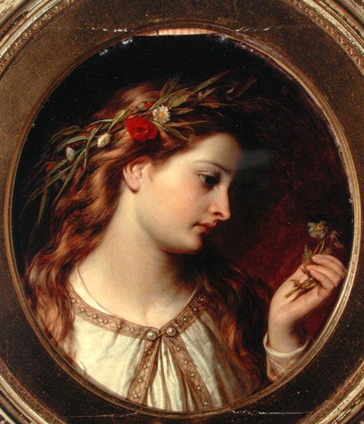 Miranda (olaj, tábla) alkotó: Thomas Francis Dicksee