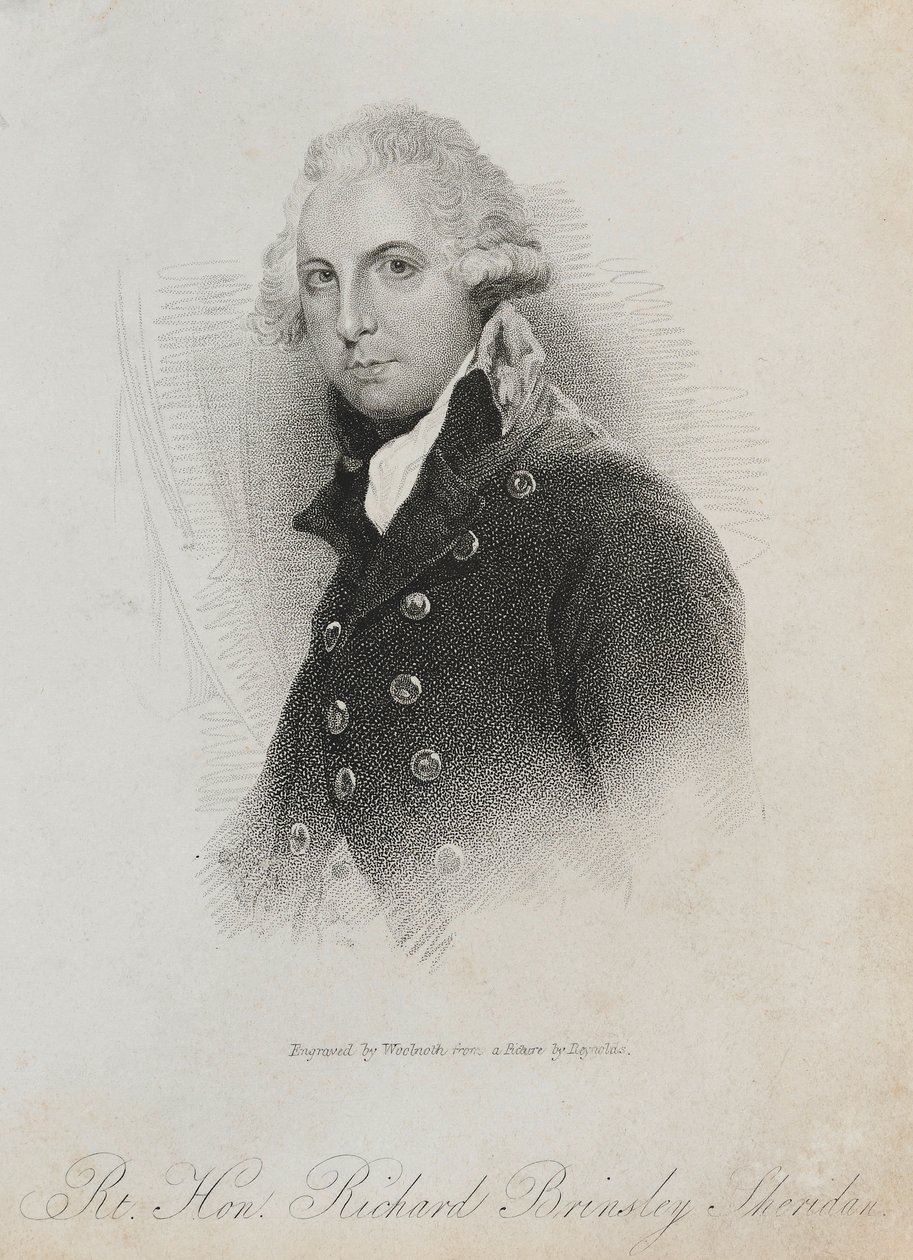 Rt. Könyv. Richard B Hayashi sy Sheridan, 1823 alkotó: Thomas A. Woolnoth