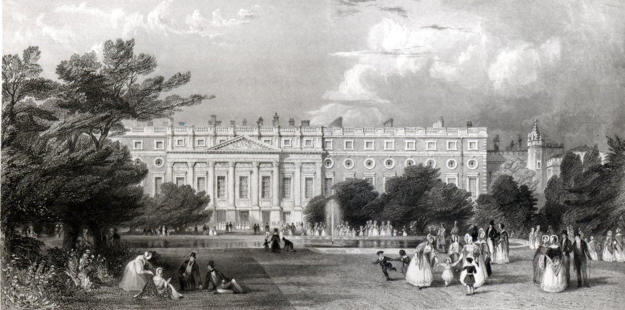 Hampton Court Palace alkotó: Thomas Allom