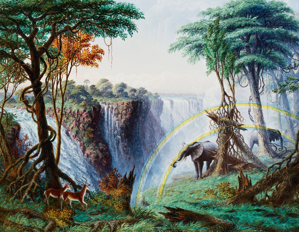A Mosi-O-A-Tunya alkotó: Thomas Baines