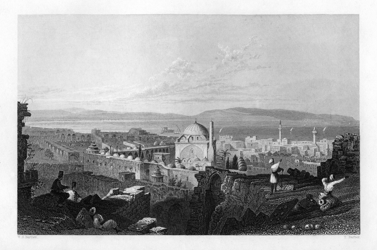 St Jean DAcre, Izrael, 1841. alkotó: Thomas Barber