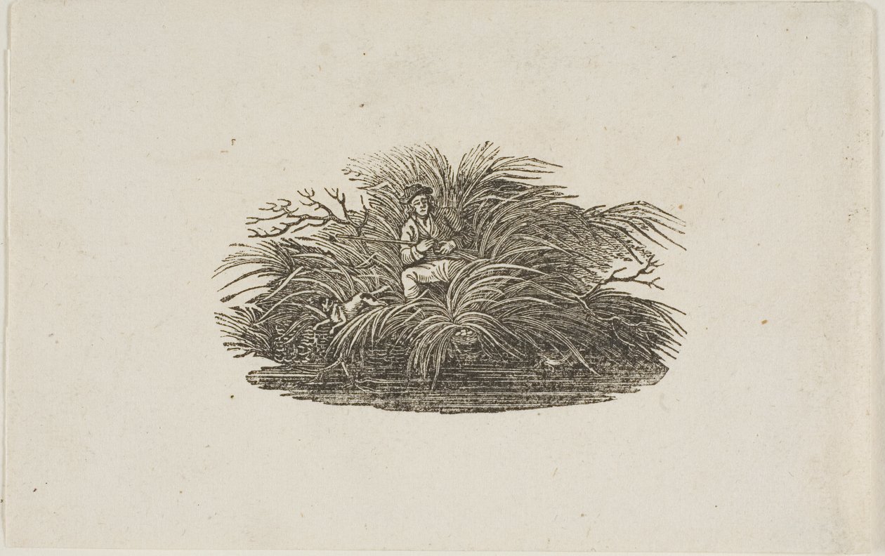 Farokrész: Ember a bokorban alkotó: Thomas Bewick