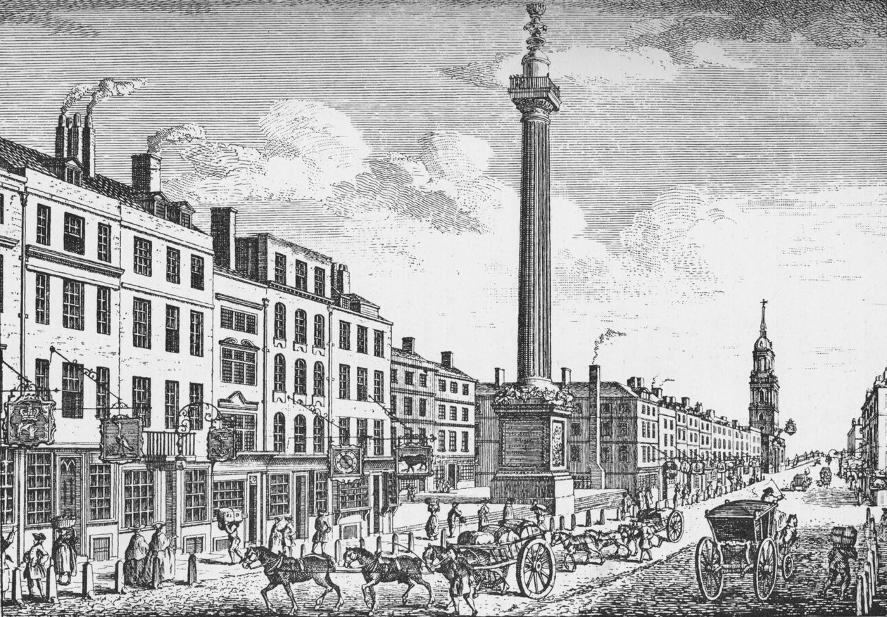 The Monument, City of London, 1755, 1903 alkotó: Thomas Bowles