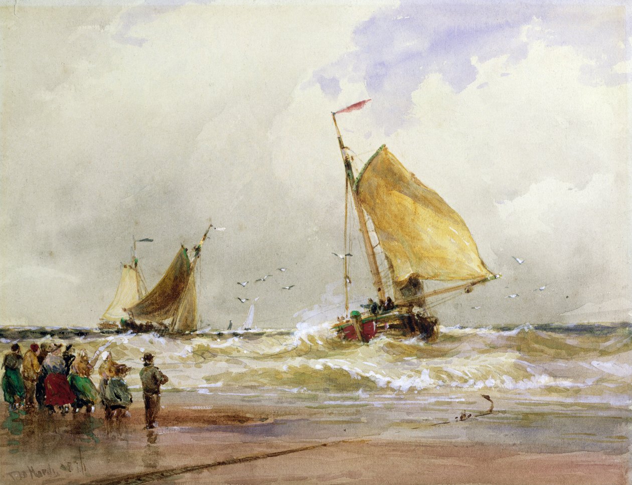 Schevenegen Beach alkotó: Thomas Bush Hardy