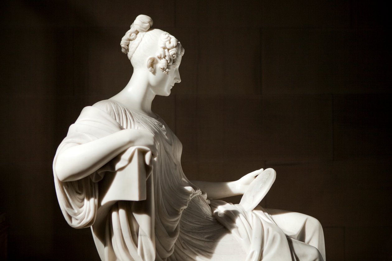 Pauline Borghese hercegnő szobra (márvány) alkotó: Thomas Campbell