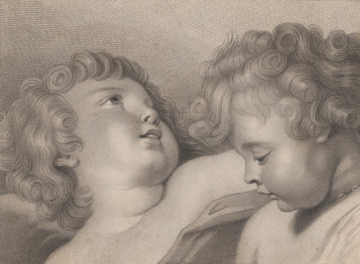 Két kerubfej, 1800. alkotó: Thomas Cheesman
