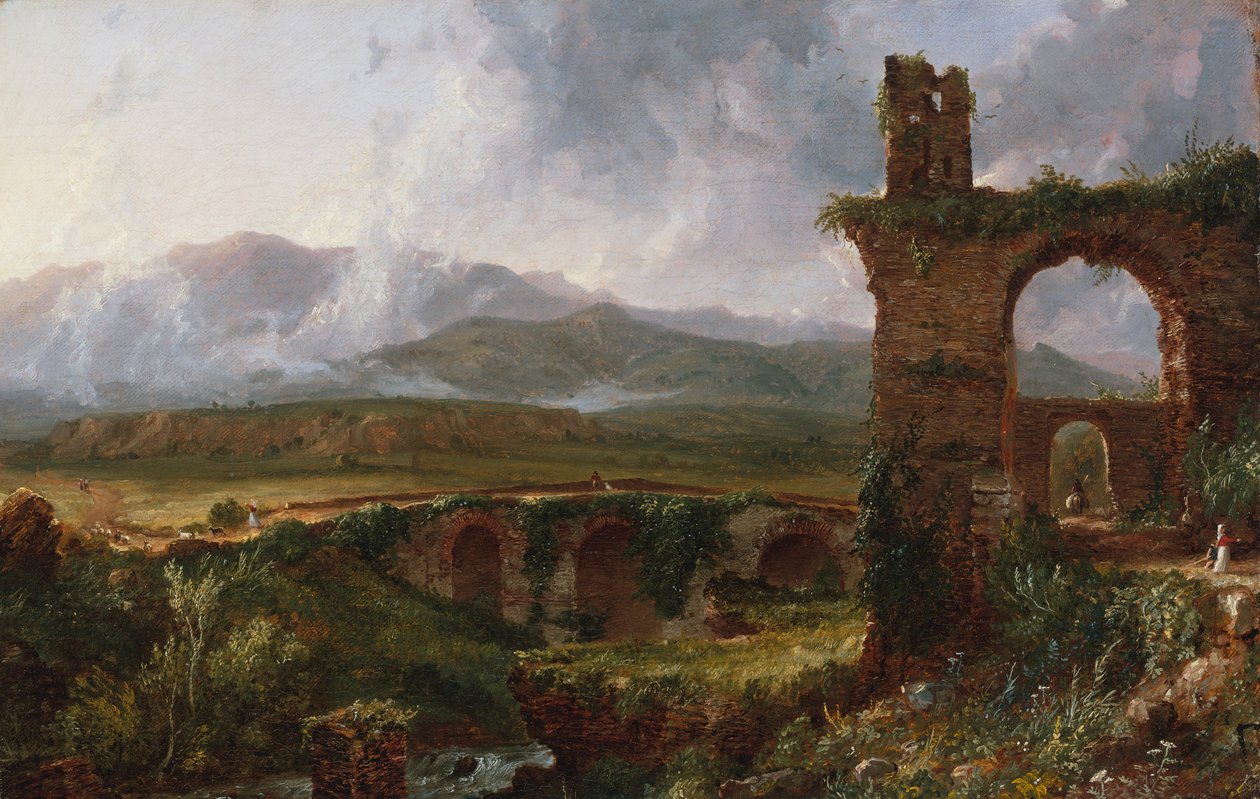 Kilátás a Tivoli Morning közelében, 1832. alkotó: Thomas Cole