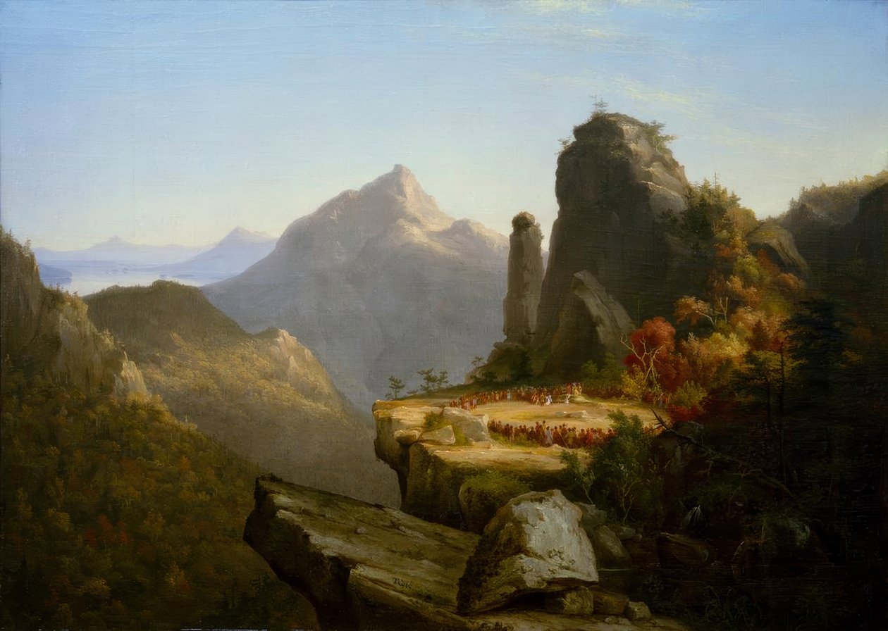 Cooper, Az utolsó mohikán / Th. Cole alkotó: Thomas Cole