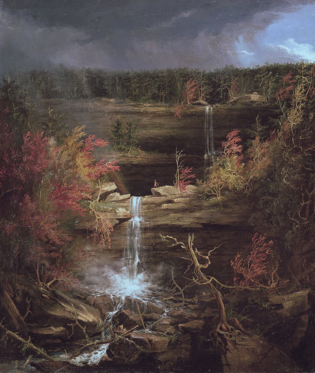 Kaaterskill-vízesés, 1826 alkotó: Thomas Cole