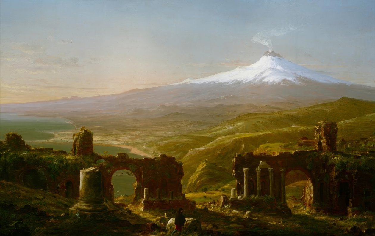 Az Etna Taormina felől alkotó: Thomas Cole