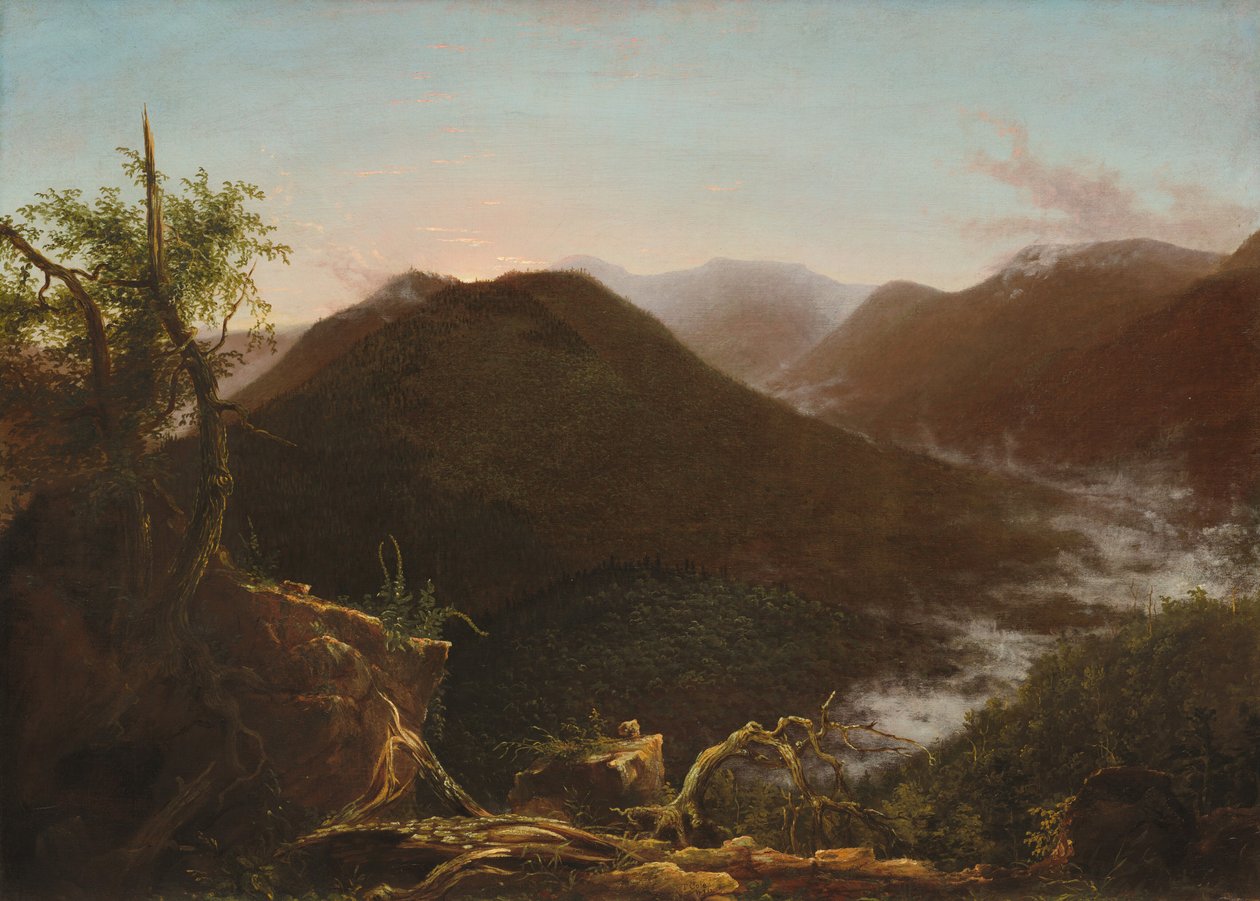 Napkelte Catskillékben, 1826. alkotó: Thomas Cole
