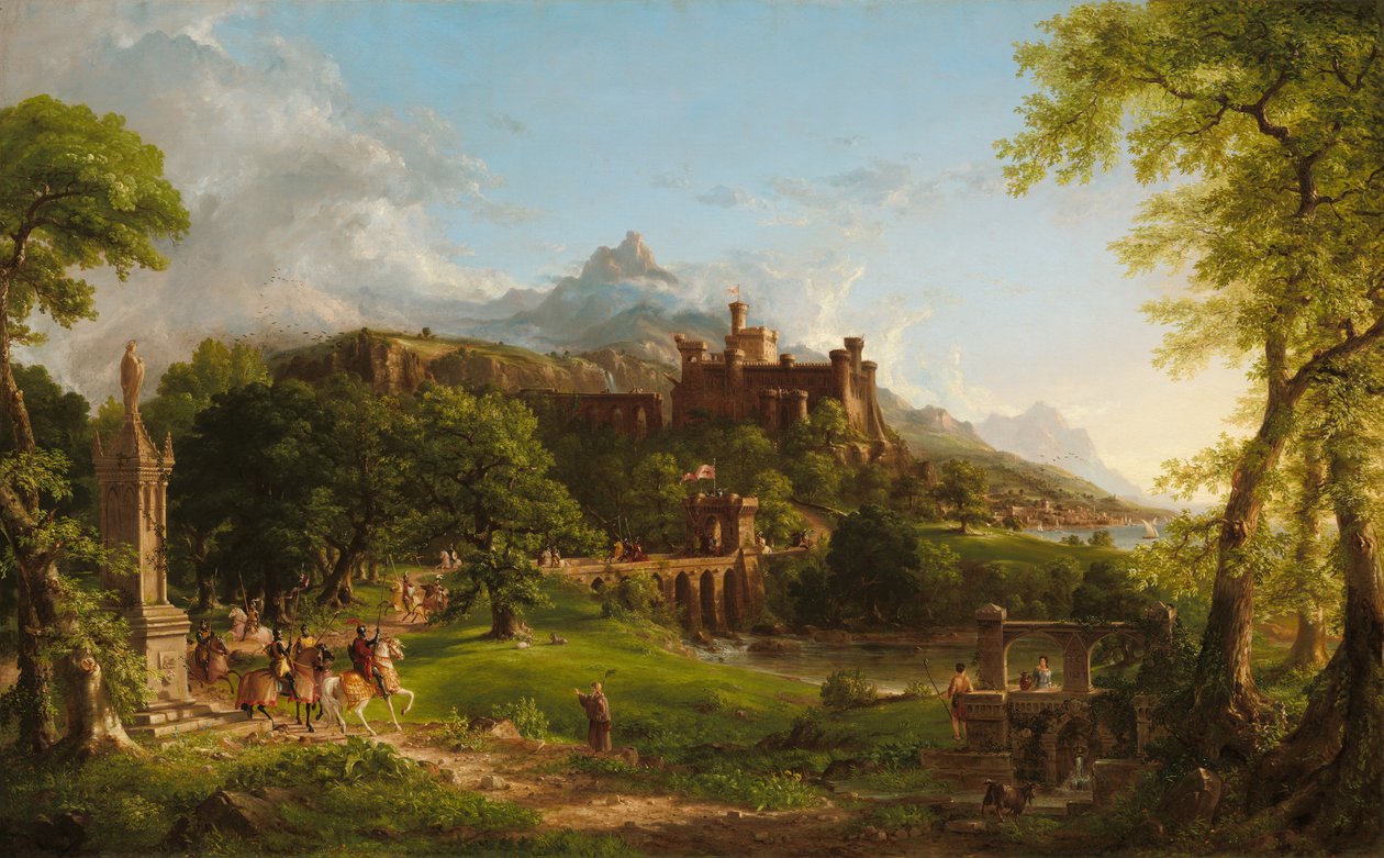Az indulás, 1837. alkotó: Thomas Cole