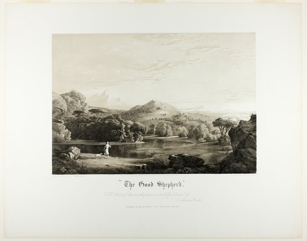 A jó pásztor alkotó: Thomas Cole