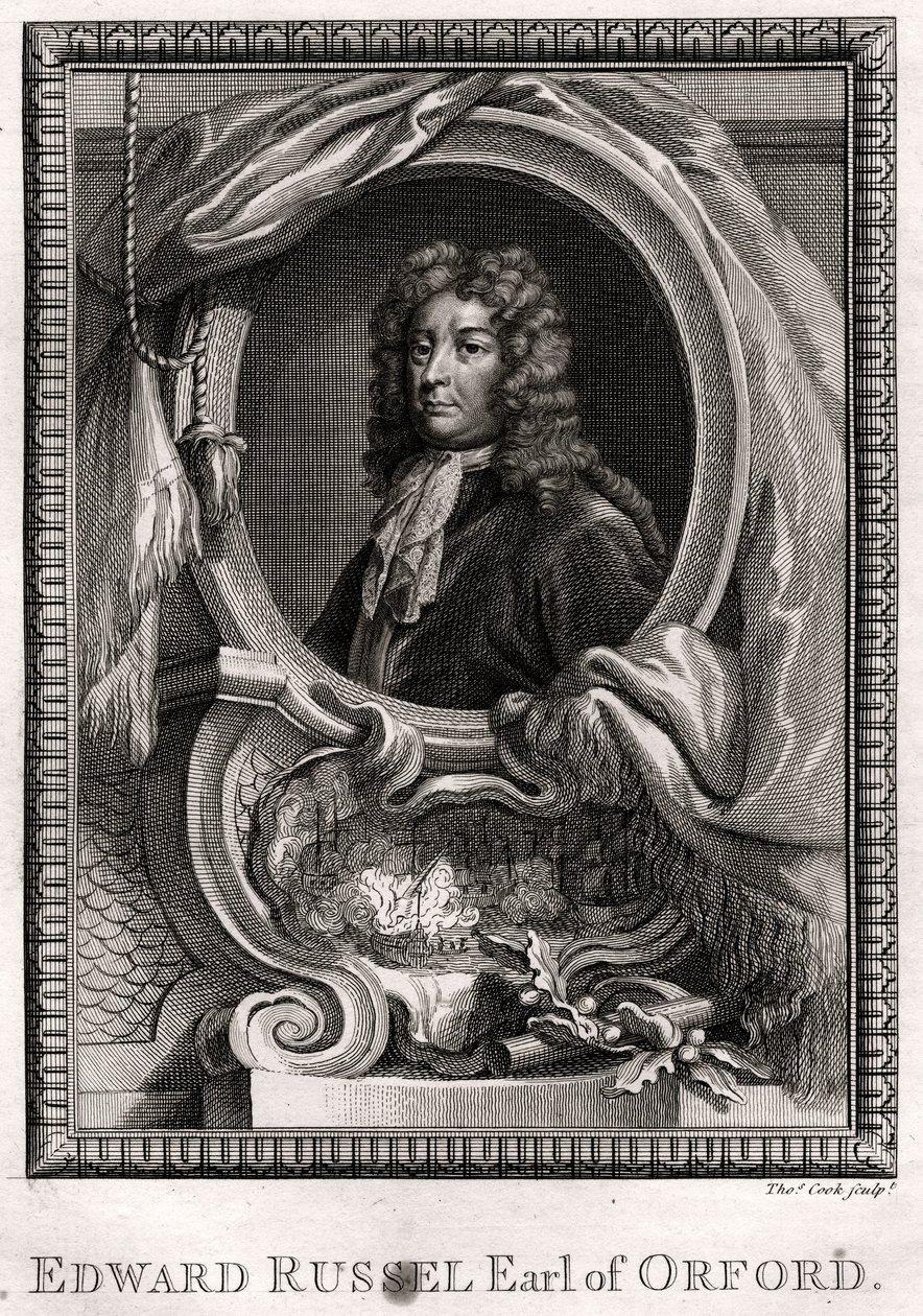 Edward Russel, Orford grófja, 1775 alkotó: Thomas Cook