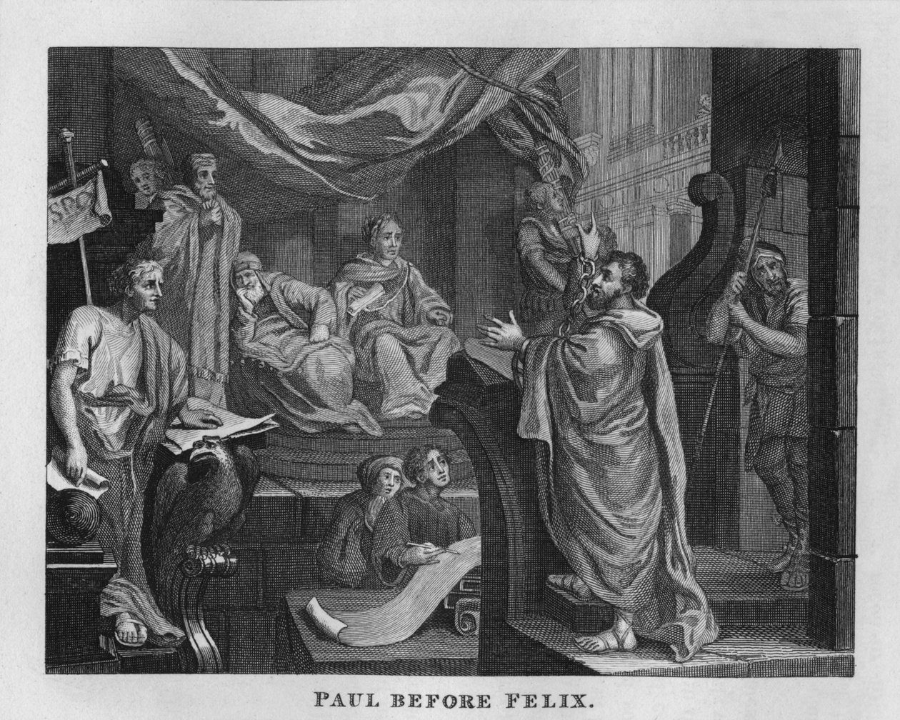 Pál Félix előtt, 1807, 1827. alkotó: Thomas Cook