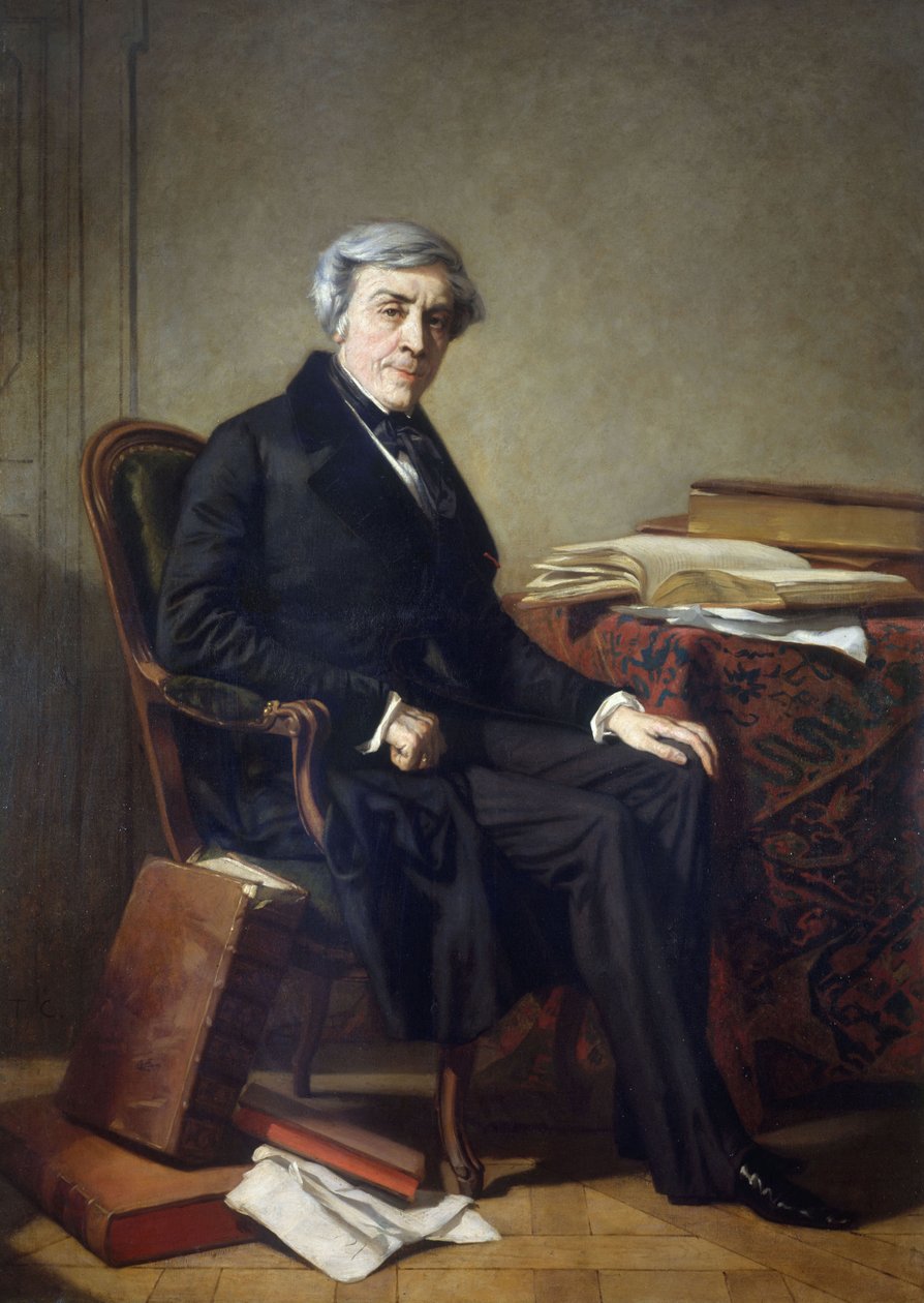 Jules Michelet portréja (1798-1874) alkotó: Thomas Couture