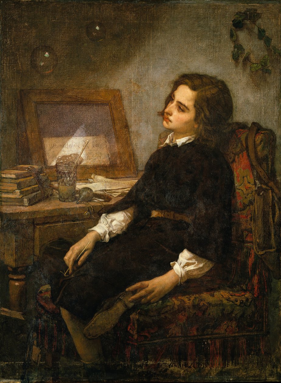 Szappanbuborékok, kb. 1859. alkotó: Thomas Couture