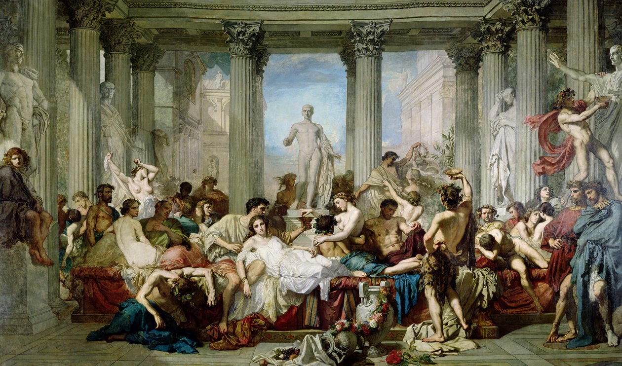 A rómaiak dekadenciája alkotó: Thomas Couture