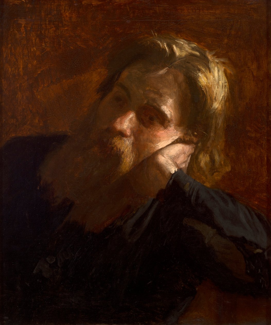 Franklin Schenck (olaj, vászon) alkotó: Thomas Cowperthwait Eakins