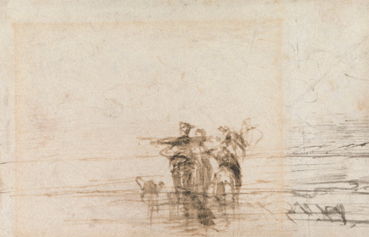 Garnélarák a parton alkotó: Thomas Creswick