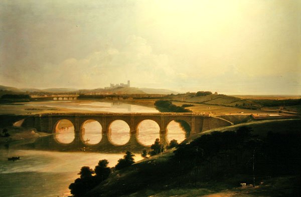 Lune Aqueduct (olaj) alkotó: Thomas Daniell