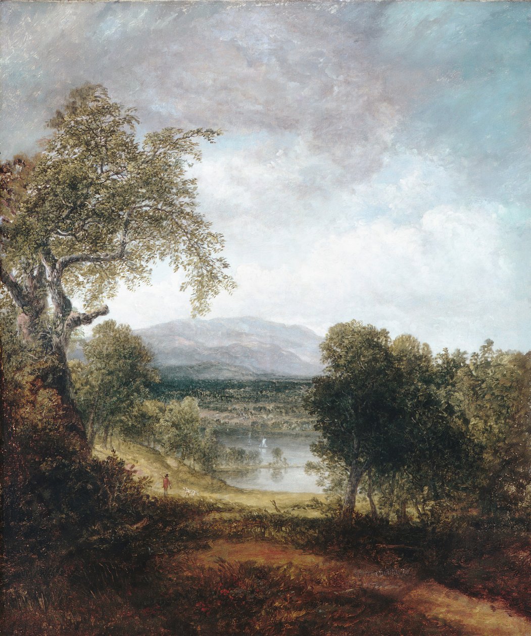 A River Glimpse, kb. 1843-50. alkotó: Thomas Doughty