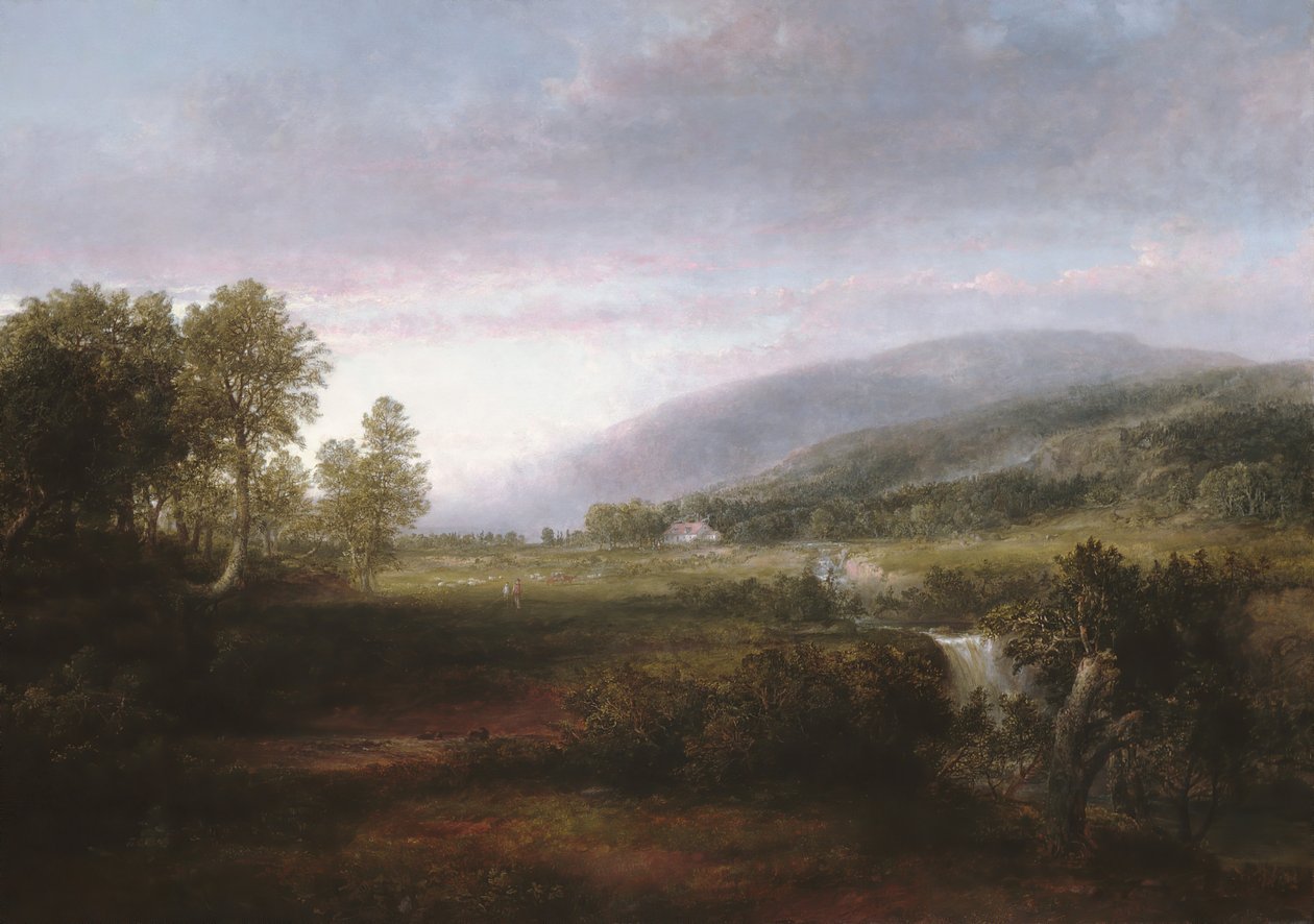 Tavaszi táj, kb. 1853-56. alkotó: Thomas Doughty