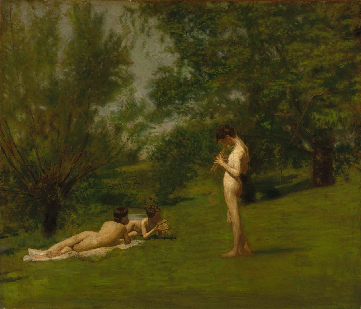 Arcadia, kb. 1883. alkotó: Thomas Eakins