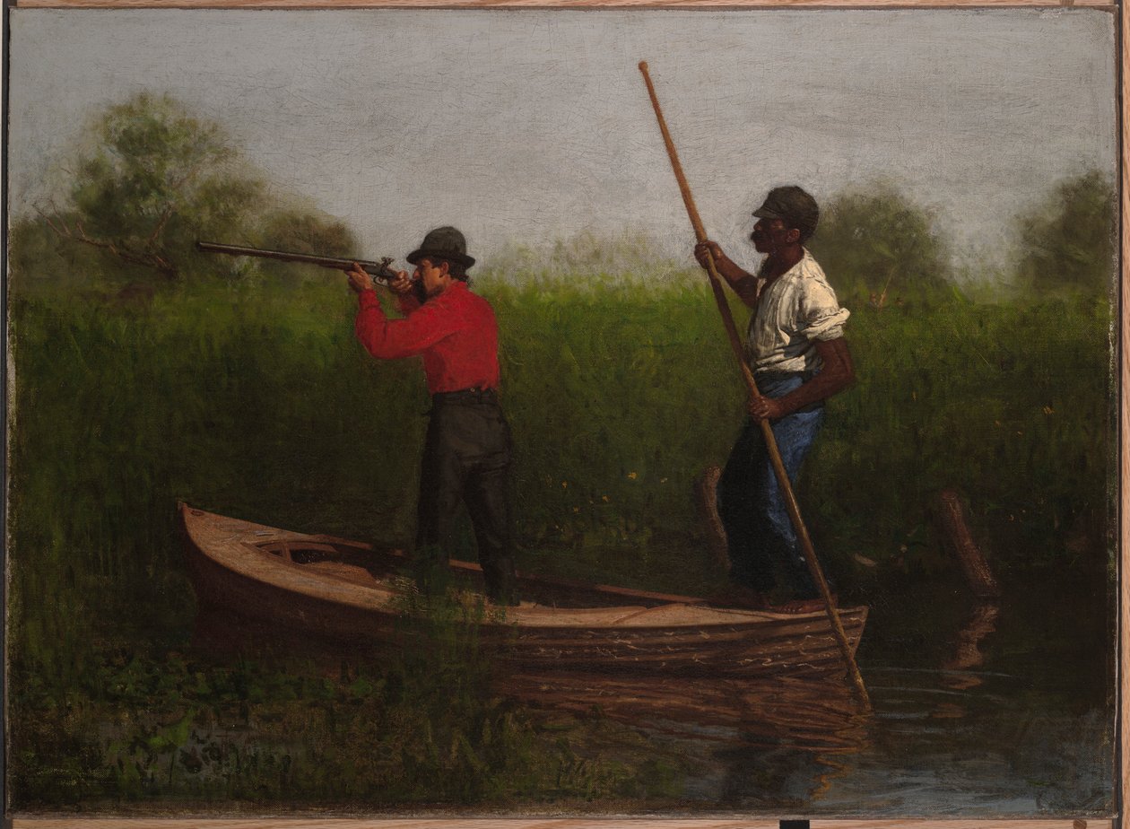 Vasúti lövöldözés a Delaware-en alkotó: Thomas Eakins