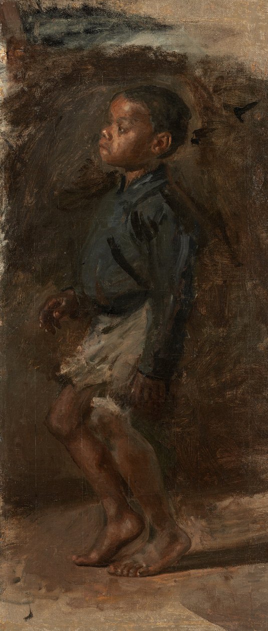 Tanulmány a "Black Boy Dancing"-hez alkotó: Thomas Eakins