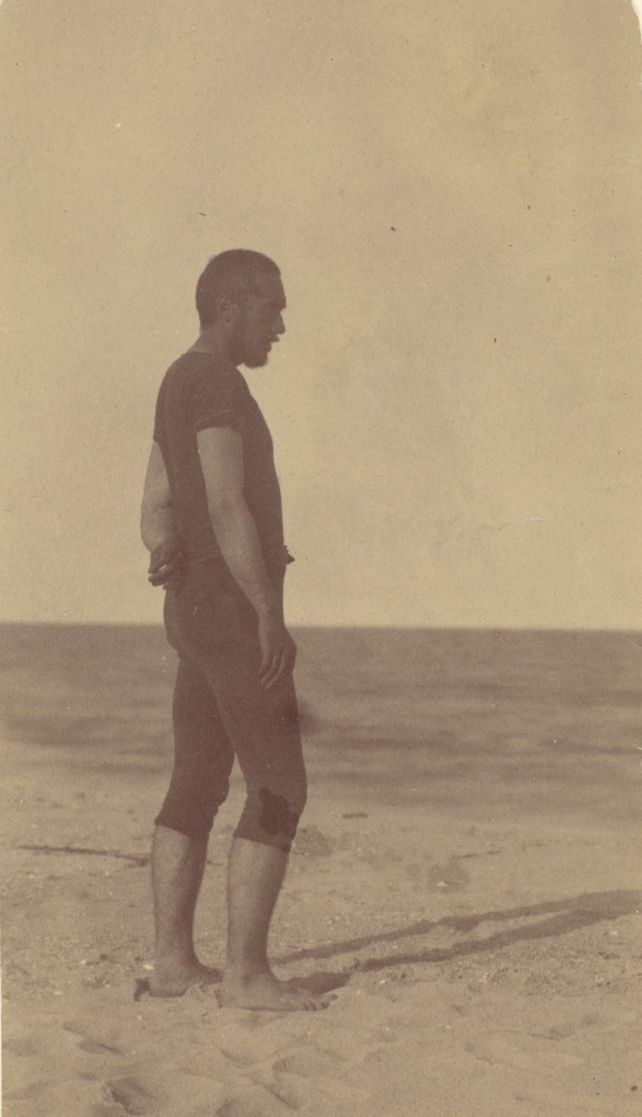 [Thomas Eakins fürdőruhában], 1880-as, 1880-as évek. alkotó: Thomas Eakins