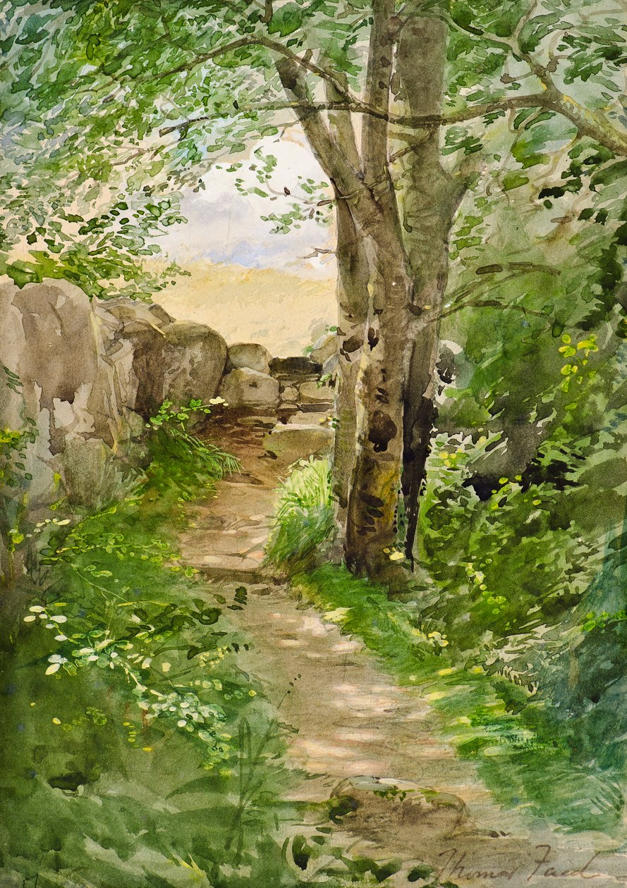 Erdei ösvény alkotó: Thomas Faed