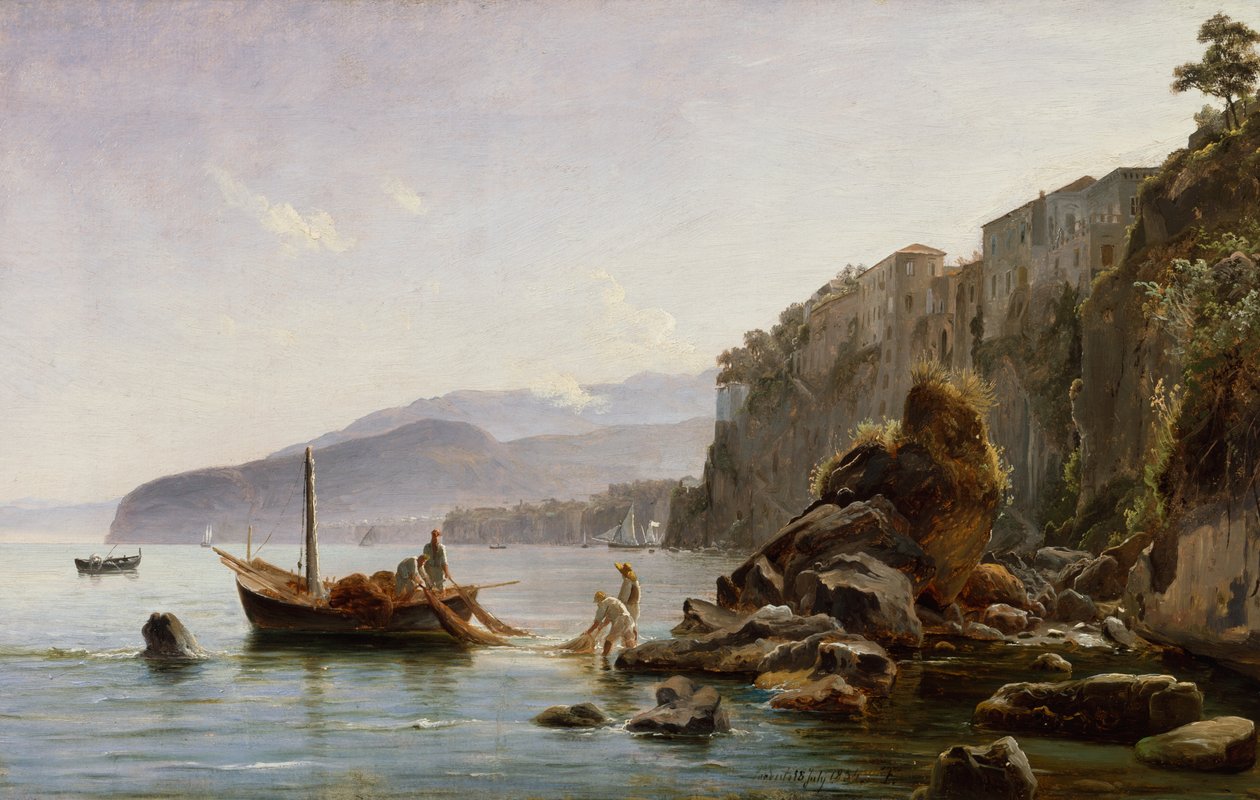 Halászok Sorrentóban alkotó: Thomas Fearnley