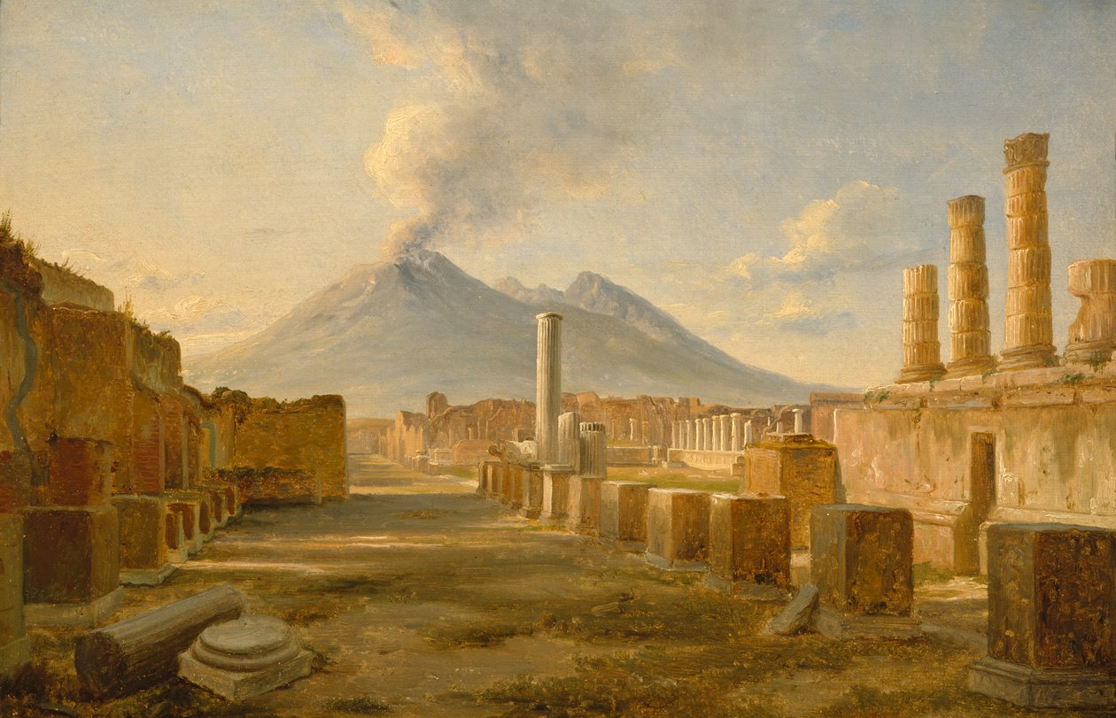 Fórum Pompejiben (festmény) alkotó: Thomas Fearnley