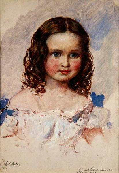 Egy fiatal lány portréja alkotó: Thomas Frank Heaphy