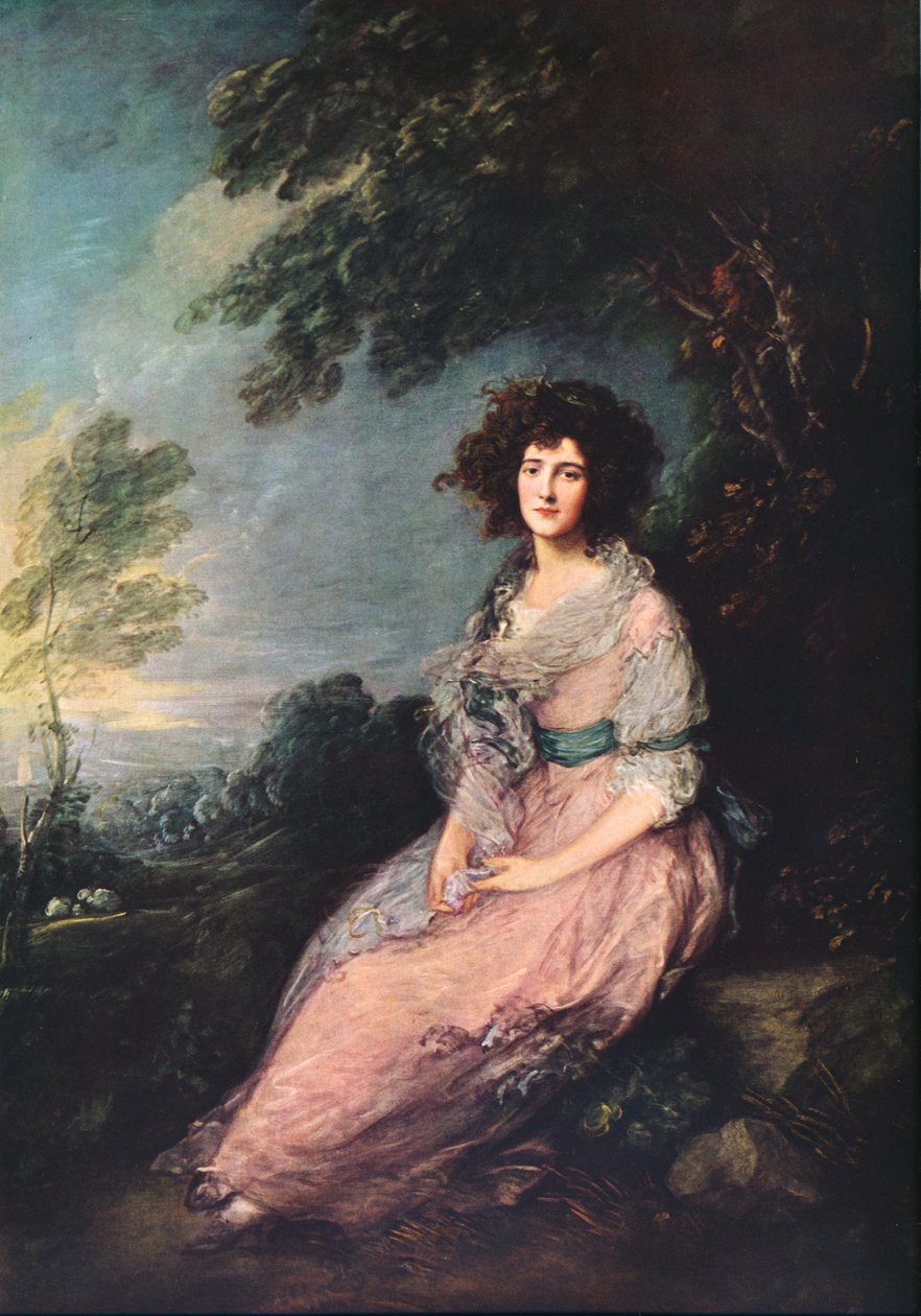 Mrs. Richard Brinsley Sheridan, 1785-1787 alkotó: Thomas Gainsborough