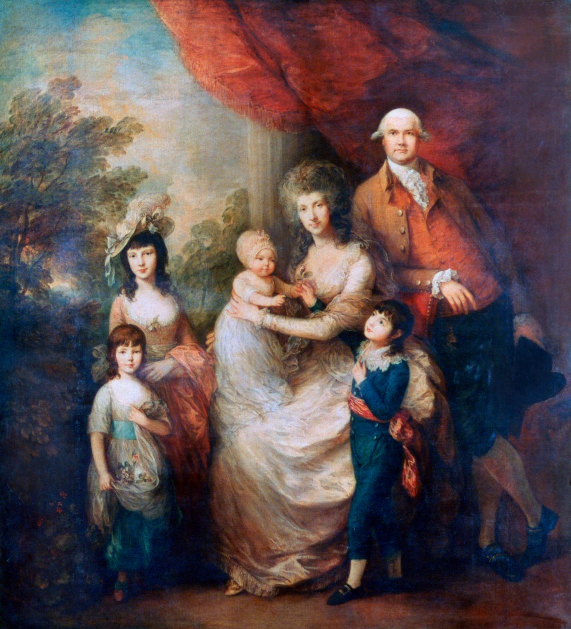 A Baillie család, 1784 alkotó: Thomas Gainsborough