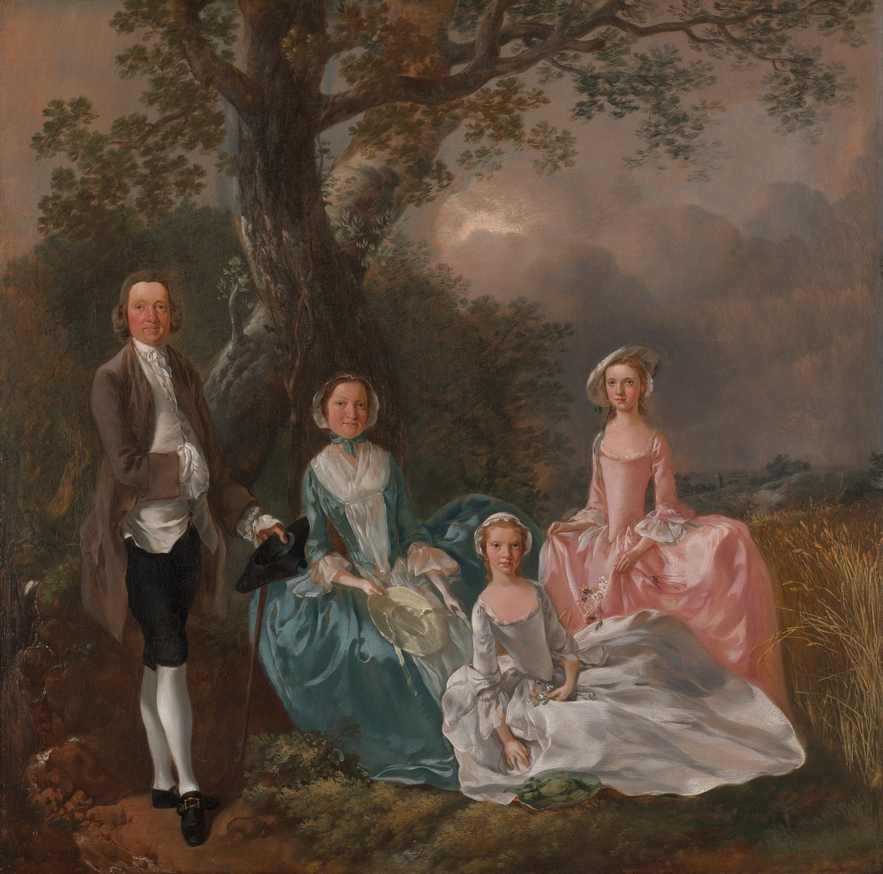 A Gravenor család alkotó: Thomas Gainsborough RA