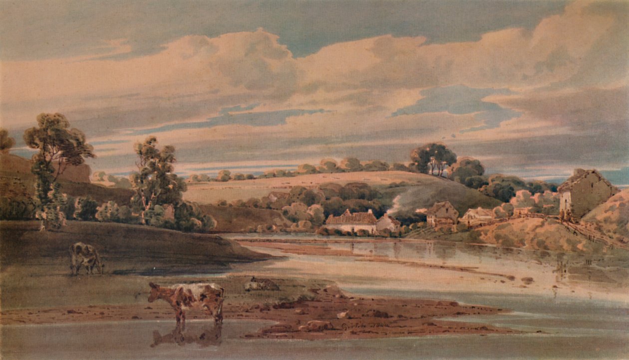 Beddgelert, 1800, 1935 alkotó: Thomas Girtin